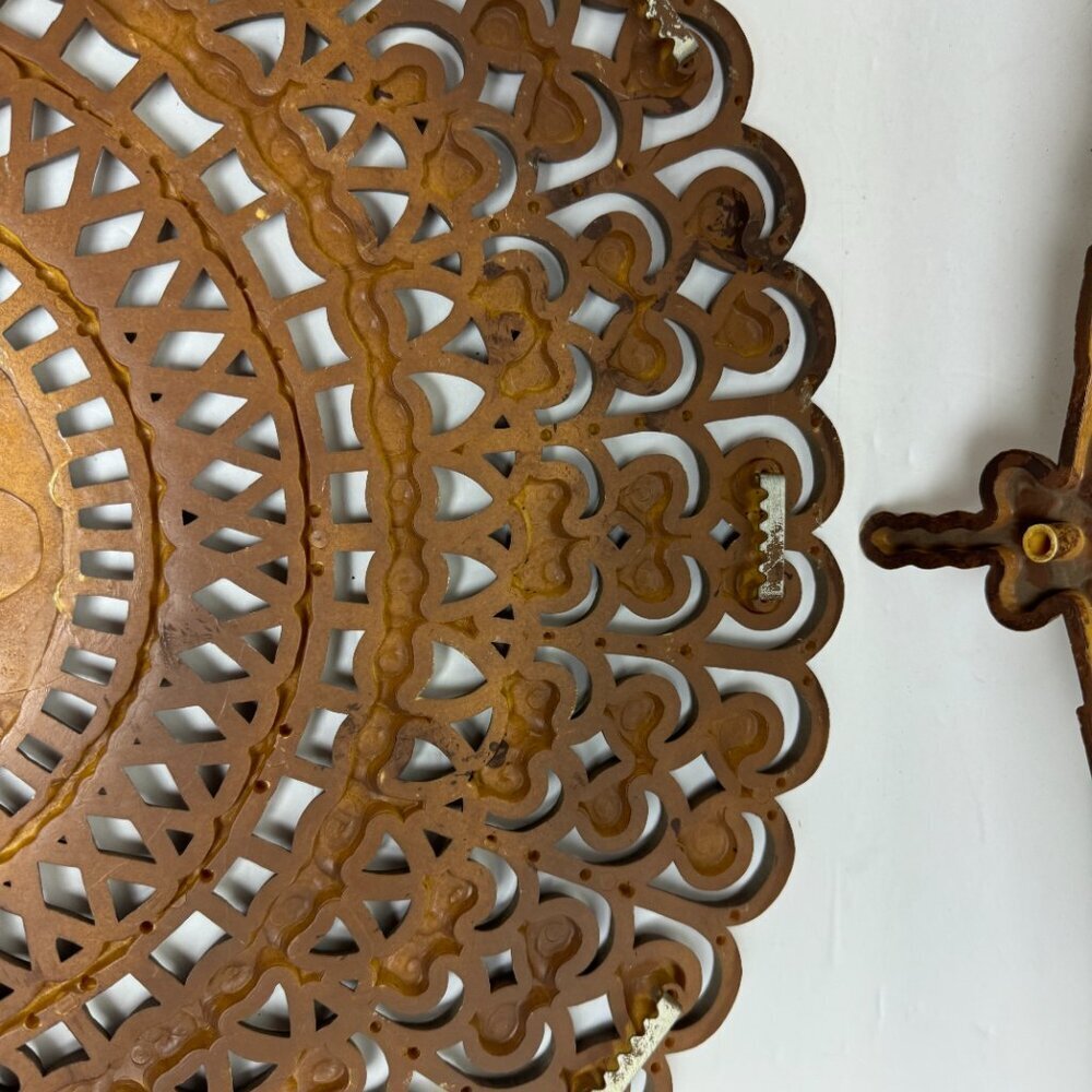 2pc Vintage Burwood Fans Boho - Picture 8 of 10